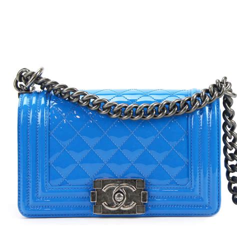 electric blue chanel boy bag|chanel le boy bag yupoo.